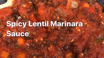 Quarantine Cooking: Spicy Lentil Marinara with Pasta